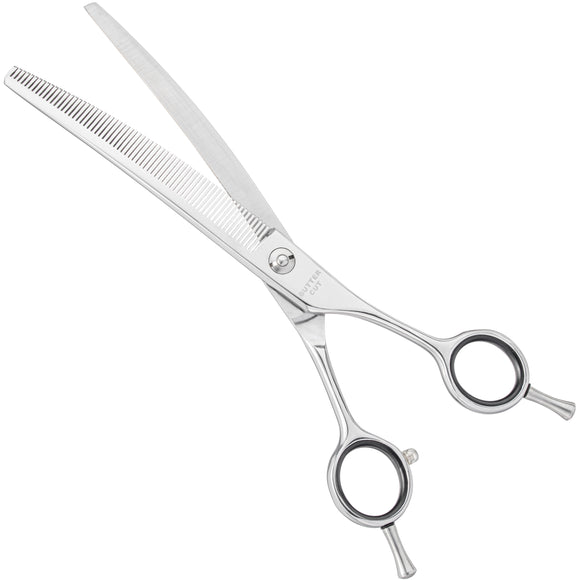 Geib Wave Thinner 8" Curved Shears – Japanese Steel, 66 Teeth, Professional Precision