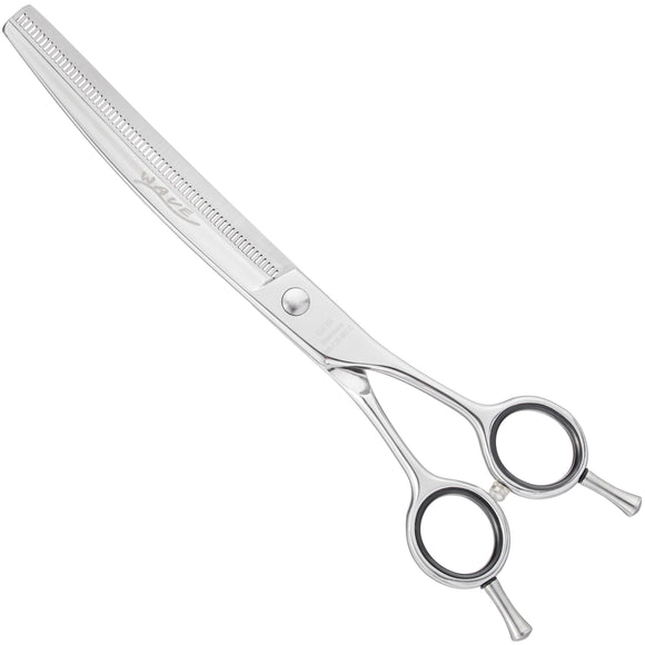 Geib Wave Thinner 8" Curved Shears – Japanese Steel, 66 Teeth, Professional Precision