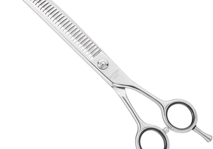 Geib Wave Thinner 7.5" Curved Shears – Japanese Steel, 36-Tooth Professional Tool