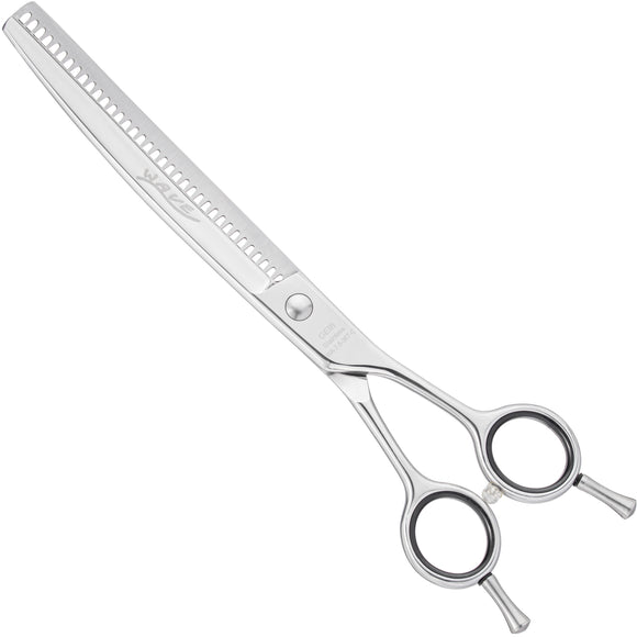 Geib Wave Thinner 7.5" Curved Shears – Japanese Steel, 36-Tooth Professional Tool