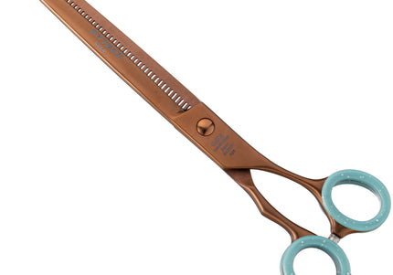 Geib Entree Gold Thinner Scissors 8" – Japanese Steel, 50-Tooth Professional Single-Sided Design