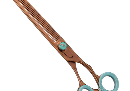 Geib Entree Gold Thinner Scissors 8" – Japanese Steel, 50-Tooth Professional Single-Sided Design