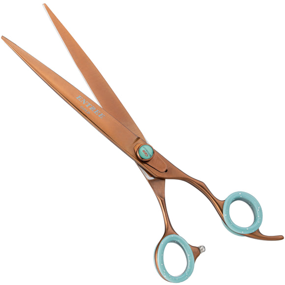 Geib Entree Gold Straight Grooming Scissors – 7.5in Japanese Steel, Professional Quality