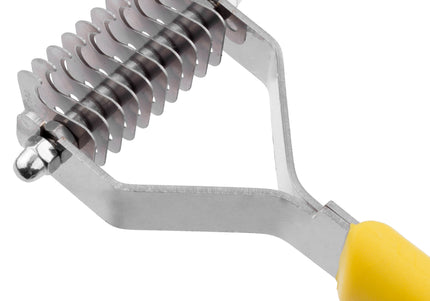Mars Coat King Hook Trimmer – 10 Stainless Blades, 3.5mm Spacing, Precise Dematting Tool