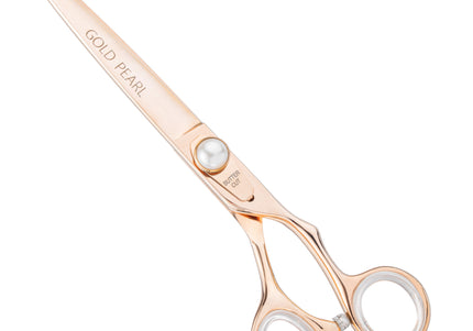 Geib Gold Pearl Straight Grooming Scissors – 8.5in Japanese Steel, Professional Quality