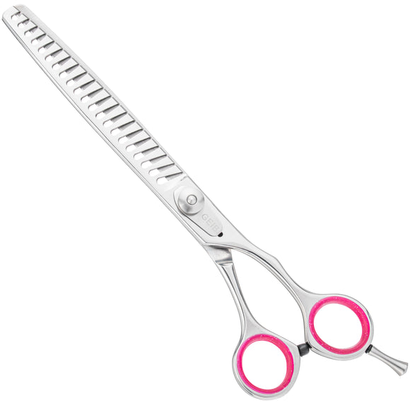 Geib Entree Chunker 7.5" Thinning Shears – Japanese Steel, 21 Teeth, Professional Precision