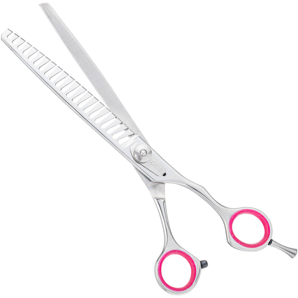 Geib Entree Chunker 7.5" Thinning Shears – Japanese Steel, 21 Teeth, Professional Precision