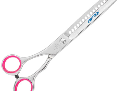 Geib Gator Lefty Chunker 7.5" Thinning Shears – Japanese Stainless Steel, 21 Teeth, Left-Handed Design