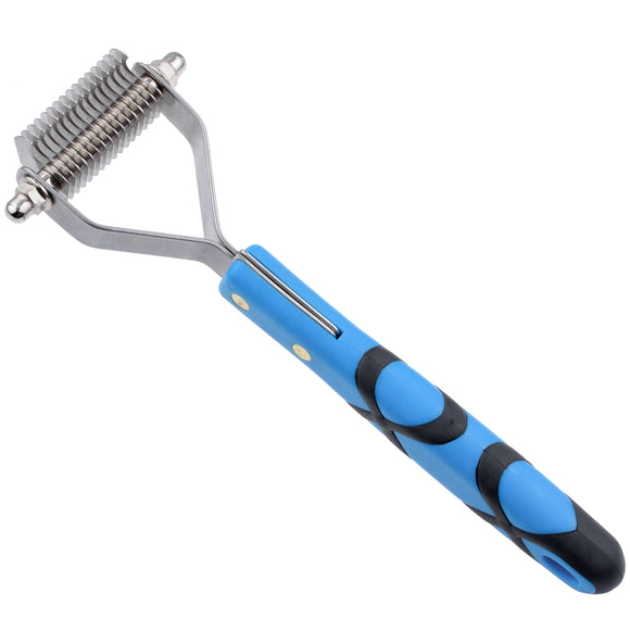 Groom Professional Coat King Rake – 16 Teeth Hook Trimmer with 3mm Spacing, Precision Deshedding