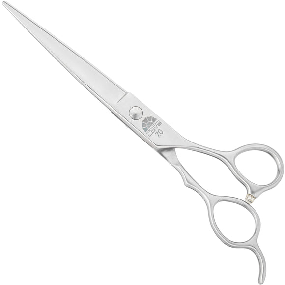 Kenchii Love Straight Grooming Scissors – 7" Ergonomic Handle, Professional Precision