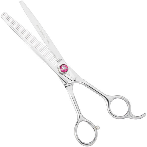 Kenchii Scorpion Thinner 7" – Professional Single-Sided Thinning Shears, 46 Teeth, Precision Finish