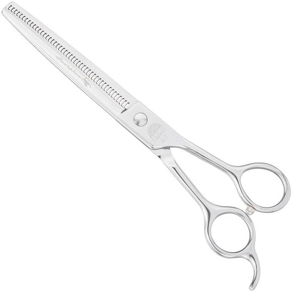 Kenchii Scorpion Thinner 7" – Professional Single-Sided Thinning Shears, 46 Teeth, Precision Finish