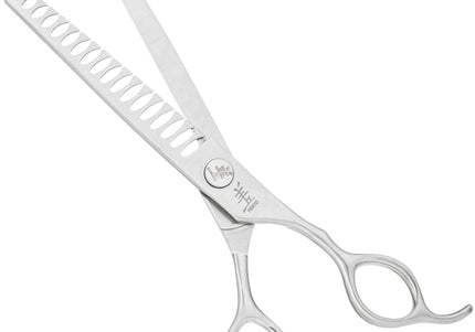 Yento Fanatic Series Chunker 7" – Professional Carbon Stainless Steel Thinning Shears, 18 Teeth