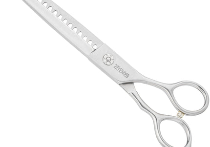 Yento Fanatic Series Chunker 7" – Professional Carbon Stainless Steel Thinning Shears, 18 Teeth