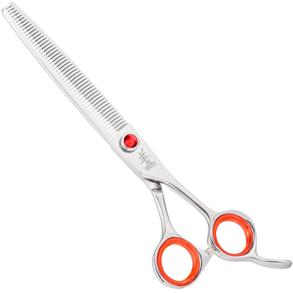 Yento Prime 7" Thinning Shears – Professional Single-Sided, 50 Teeth, Precision Cutting