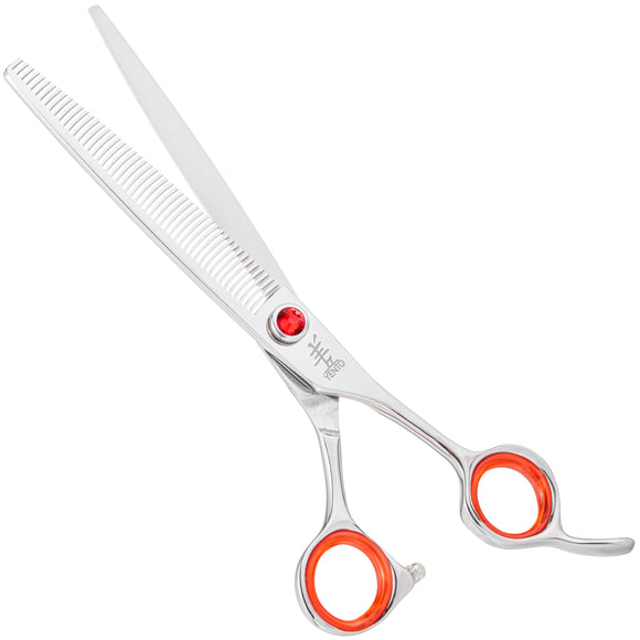 Yento Prime 7" Thinning Shears – Professional Single-Sided, 50 Teeth, Precision Cutting