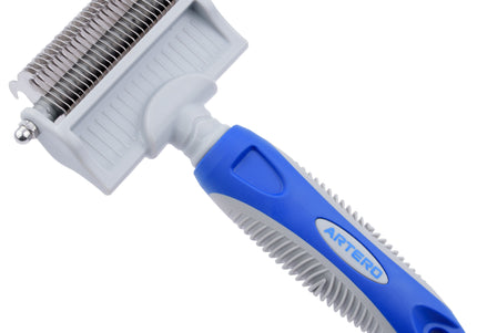 Artero Xtrem Coat Double Professional Double-Sided Hook Trimmer, 13/25 Teeth – Precise Dematting Tool