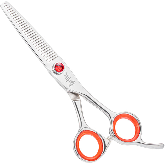 Yento Prime 6" Thinning Shears – Professional Single-Sided Scissors with 30 Teeth, Precision Cut