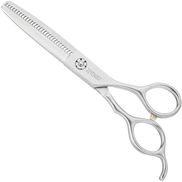 Yento Fanatic Series Thinner 6" – Carbon Stainless Steel Single-Sided Thinning Shears, 30 Teeth