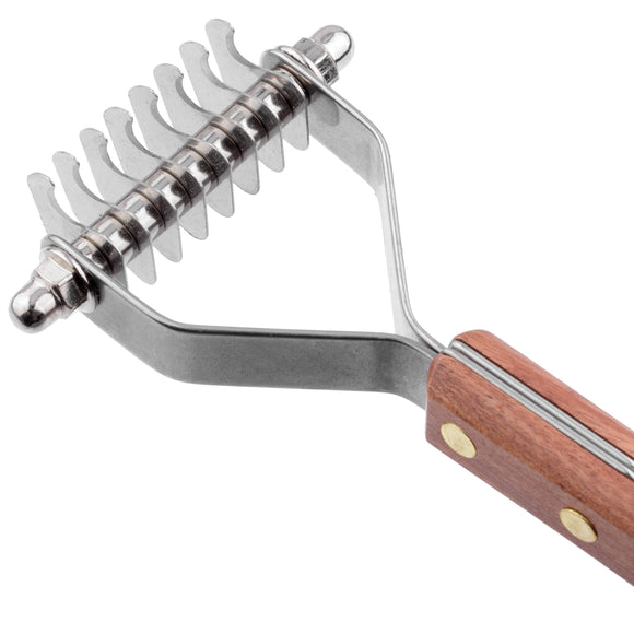 Show Tech Hook Trimmer – 8 Teeth, 5mm Tooth Spacing, Precision Dematting Tool