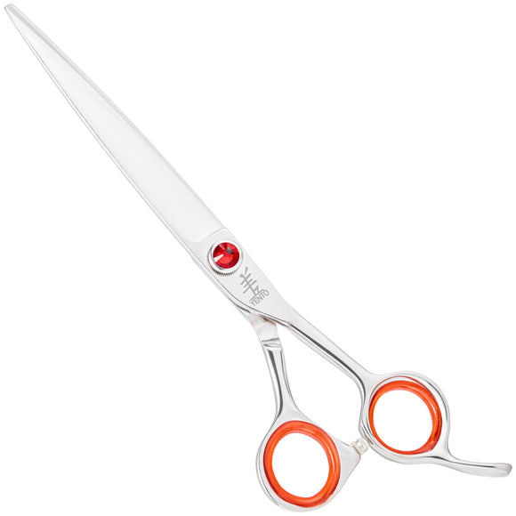 Yento Prime Straight Scissors – 7" Japanese Steel, Professional Precision Grooming Tool