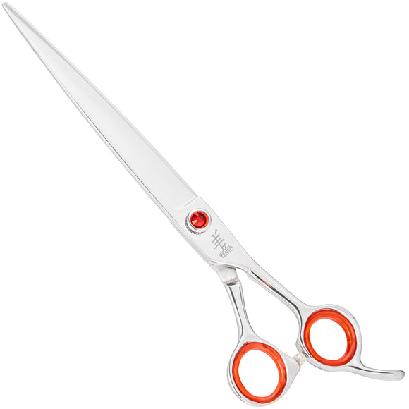Yento Prime Straight Scissors – 7" Japanese Steel, Professional Precision Grooming Tool
