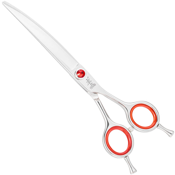 Yento Prime Curved Scissors – 7" Japanese Steel, Precision Professional Grooming Tool