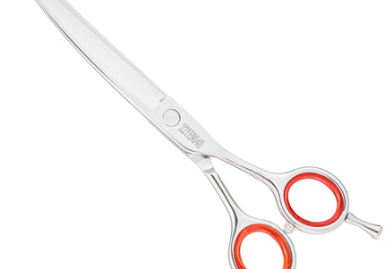 Yento Prime Curved Scissors – 7" Japanese Steel, Precision Professional Grooming Tool