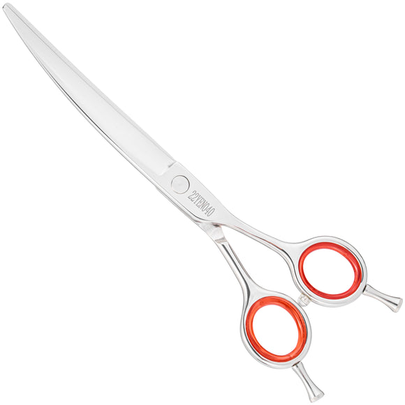 Yento Prime Curved Scissors – 7" Japanese Steel, Precision Professional Grooming Tool