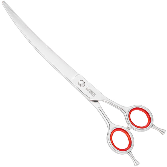 Yento Prime Curved Scissors – 7" Japanese Steel, Precision Professional Grooming Tool