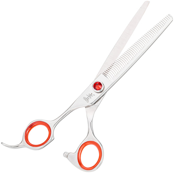 Yento Prime Lefty Thinning Shears 6.5" – Single-Sided, 48-Tooth, Professional Left-Handed Design