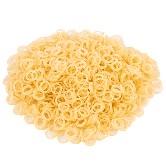 Paw Marks Latex Bands 6.3mm – Professional Super Durable Black Latex Bands, 1000 Pack