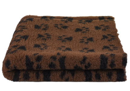 Blovi DryBed A Anti-Slip Grooming Bed – Brown and Black, 150x150cm, Durable Comfort