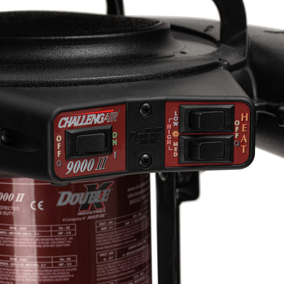 Double K ChallengAir 9000 II Stand Dryer – Professional Rotary Dryer with Adjustable Air Flow and Temperature