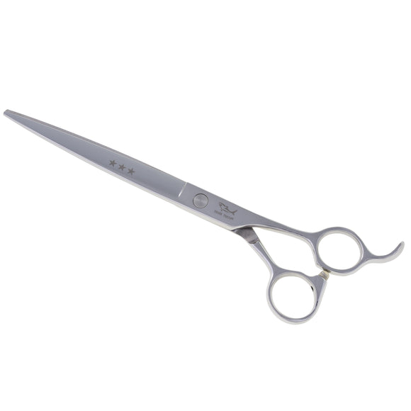 Shernbao Three Star Straight 7.5" Grooming Scissors – Ergonomic Handle, Precision Cutting