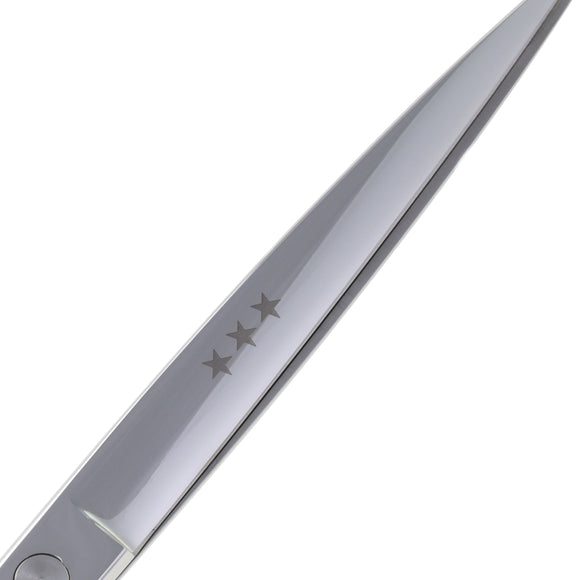 Shernbao Three Star Straight 7.5" Grooming Scissors – Ergonomic Handle, Precision Cutting