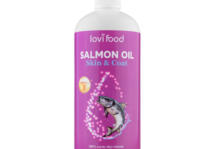 Lovi Food Pure Salmon Oil – Rich Omega-3, EPA, DHA Supplement, 500ml Bottle