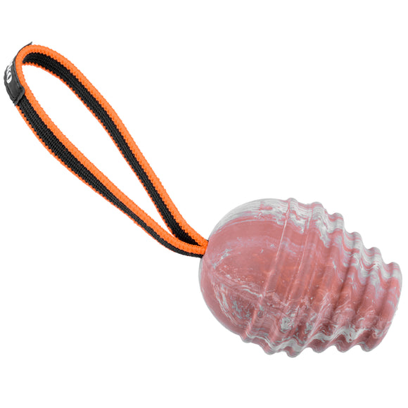 Julius K9 Duoplay Ball – Durable Rubber Toy with Orange Handle, 10.5cm