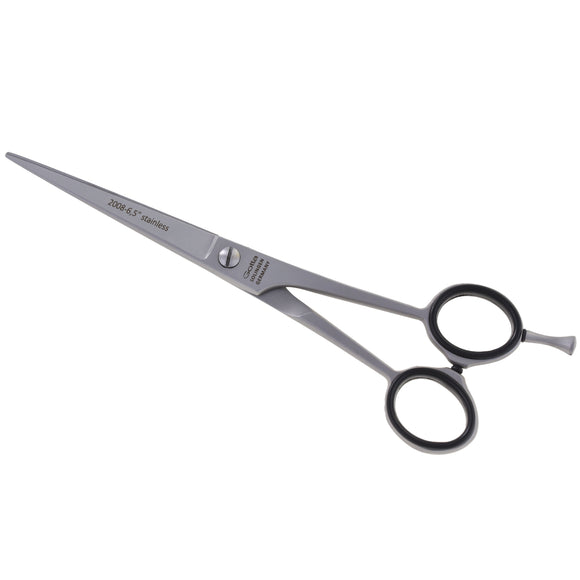 Gotta Solingen 6.5" Straight Grooming Scissors – Micro-Grind Blade and Comfort Hook