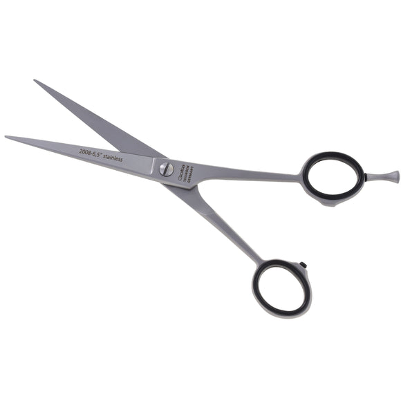 Gotta Solingen 6.5" Straight Grooming Scissors – Micro-Grind Blade and Comfort Hook