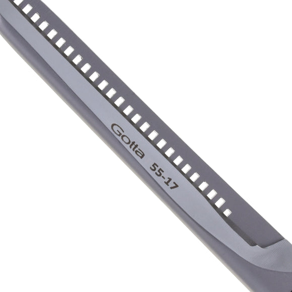 Gotta Solingen Eco 6" Thinning Scissors – Single-Sided 30 Teeth, Plastic Handle with Hook