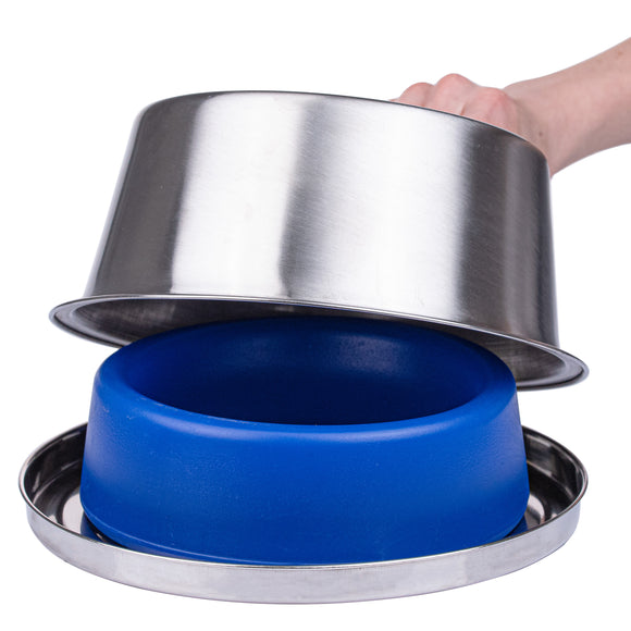 Flamingo Cooling Bowl 820ml – Insulated Pet Water Dish with Long-Lasting Chill Effect