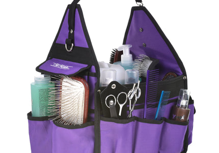 Chris Christensen Large Side Tote Bag – Spacious Purple Organizer for Grooming Tools and Accessories