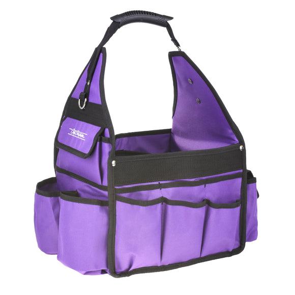 Chris Christensen Large Side Tote Bag – Spacious Purple Organizer for Grooming Tools and Accessories