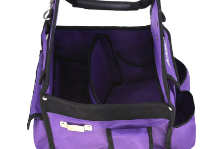 Chris Christensen Large Side Tote Bag – Spacious Purple Organizer for Grooming Tools and Accessories
