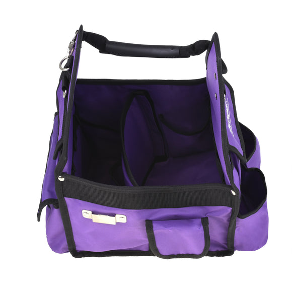 Chris Christensen Large Side Tote Bag – Spacious Purple Organizer for Grooming Tools and Accessories