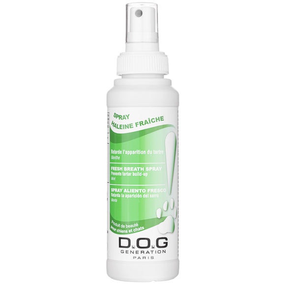 Dog Generation Fresh Breath Spray 125ml – Fast-Acting Oral Hygiene Formula, Long-Lasting Mint Scent