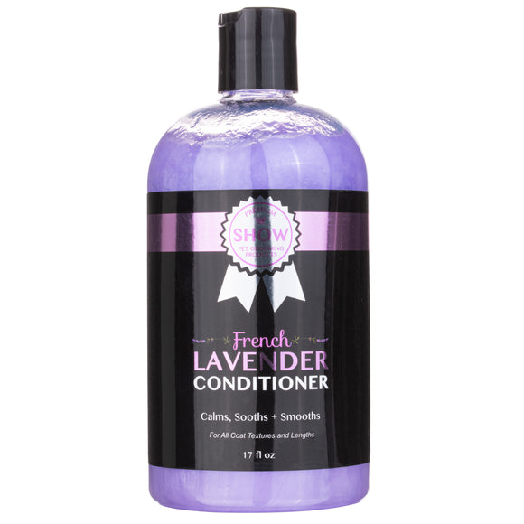 Show Premium French Lavender Conditioner 500ml – Concentrated Formula with Lavender Oil, Suitable for All Coat Types