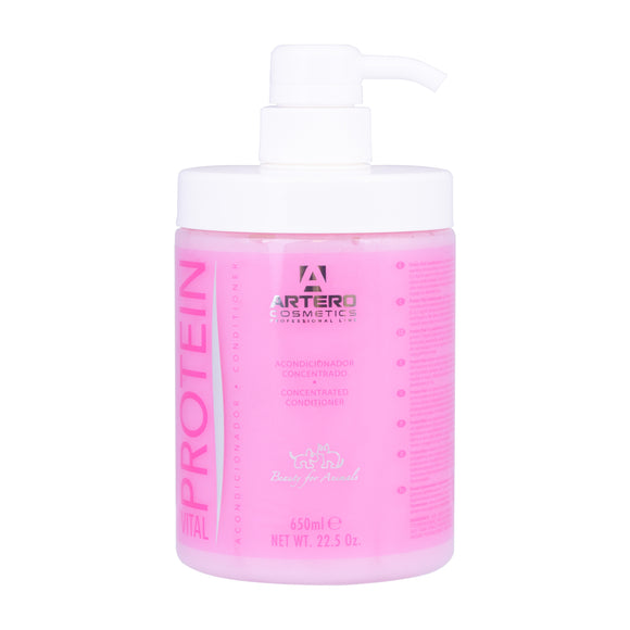 Artero Protein Vital Conditioner – Silk-Infused Protein Formula, 650ml, Enhances Coat Strength and Shine