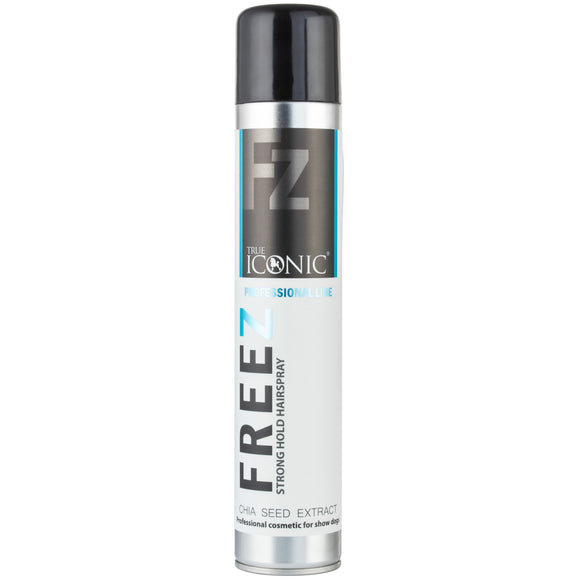 True Iconic Freez Strong Hold Hairspray 420ml – Professional Formula with Chia Extract